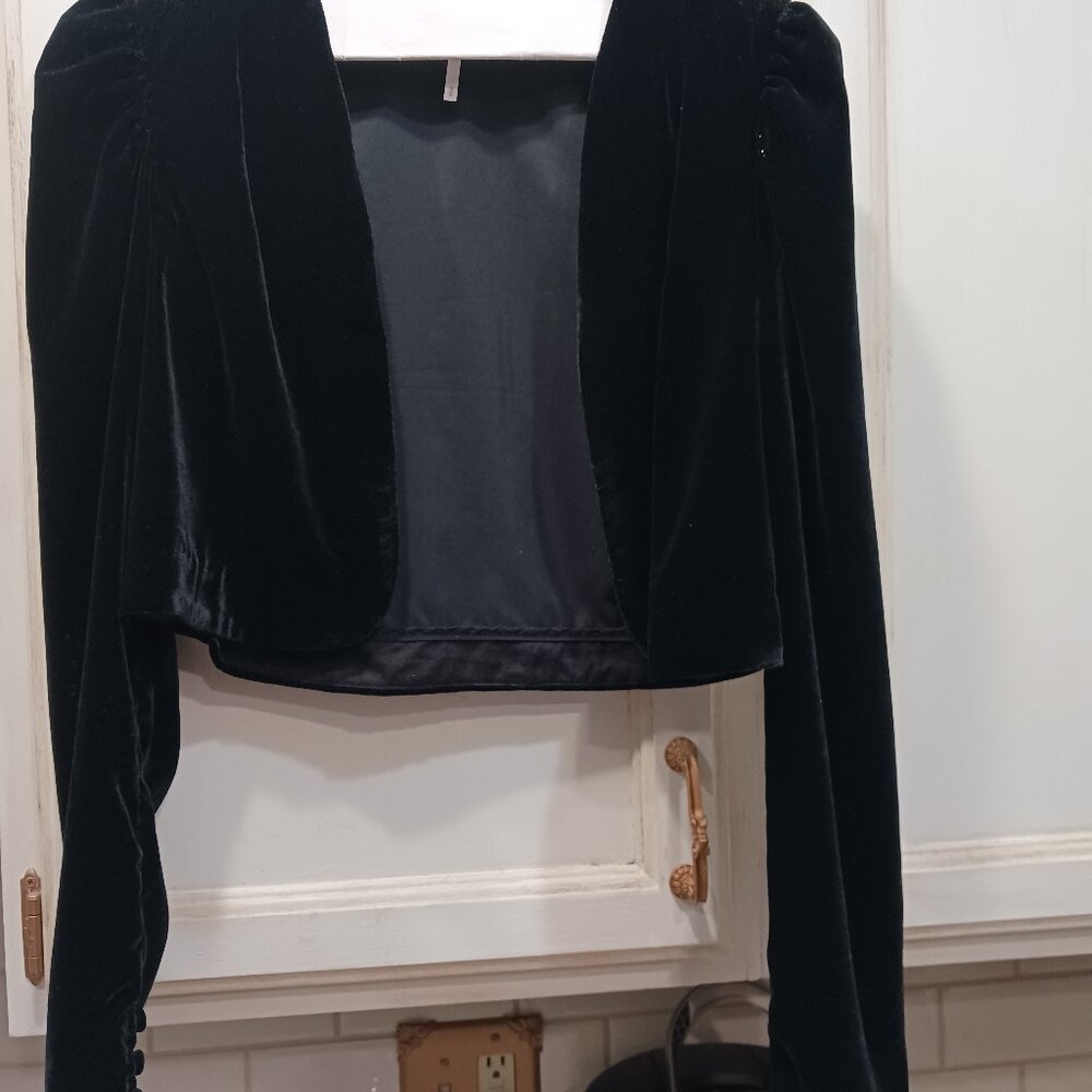 Free People Velvet Bolero